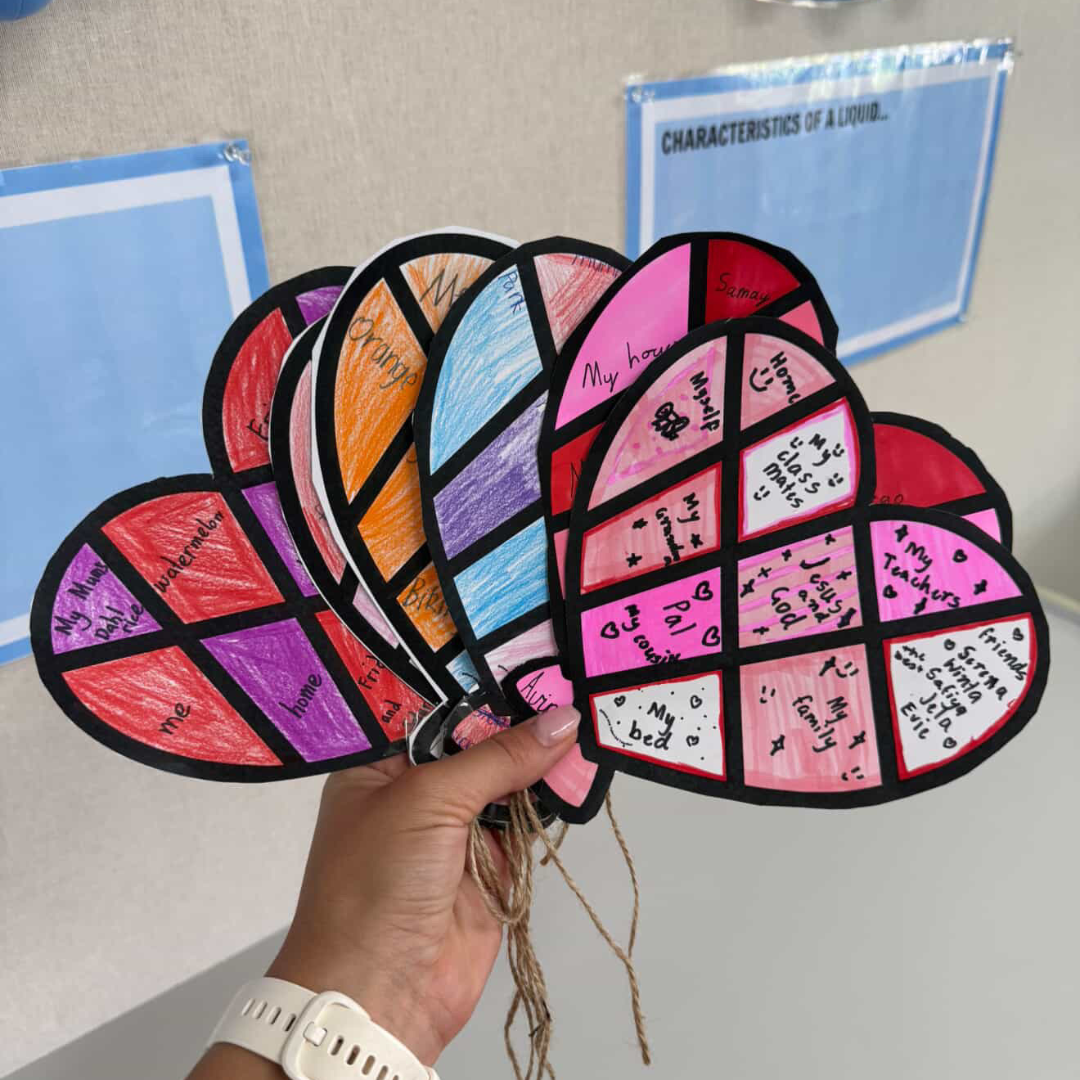Heart Balloon Activity and Bulletin Board Valentine's Day Display - Teacher Resources & Classroom Decor