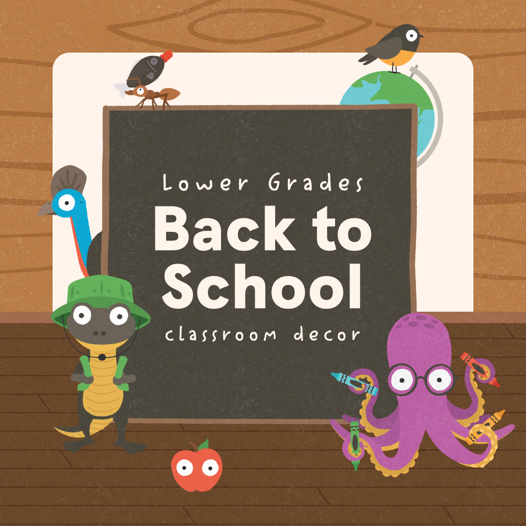 x Philip Bunting - Back to School Classroom Decor (Lower Grades) Bundle