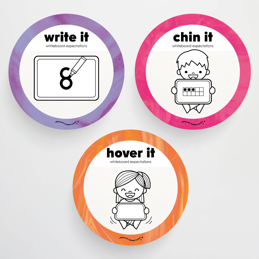 Pete Cromer: Mini Whiteboard Expectations, Prompts and Cues: Circle Icons - Australian Fauna and Flora Classroom Decor - Teacher Resources & Classroom Decor