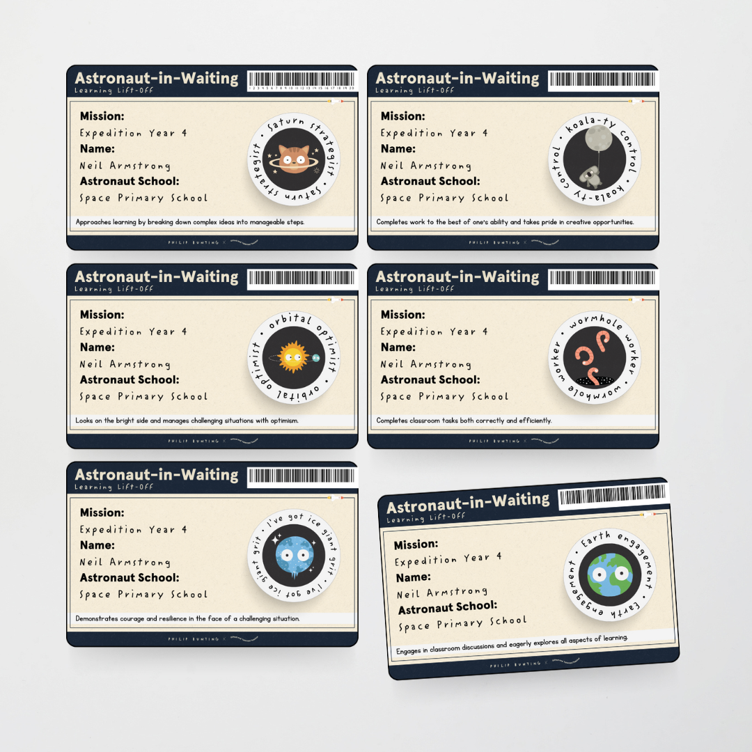 Philip Bunting: Back to School Space Badge - Watch this Space Classroom Decor - Teacher Resources & Classroom Decor