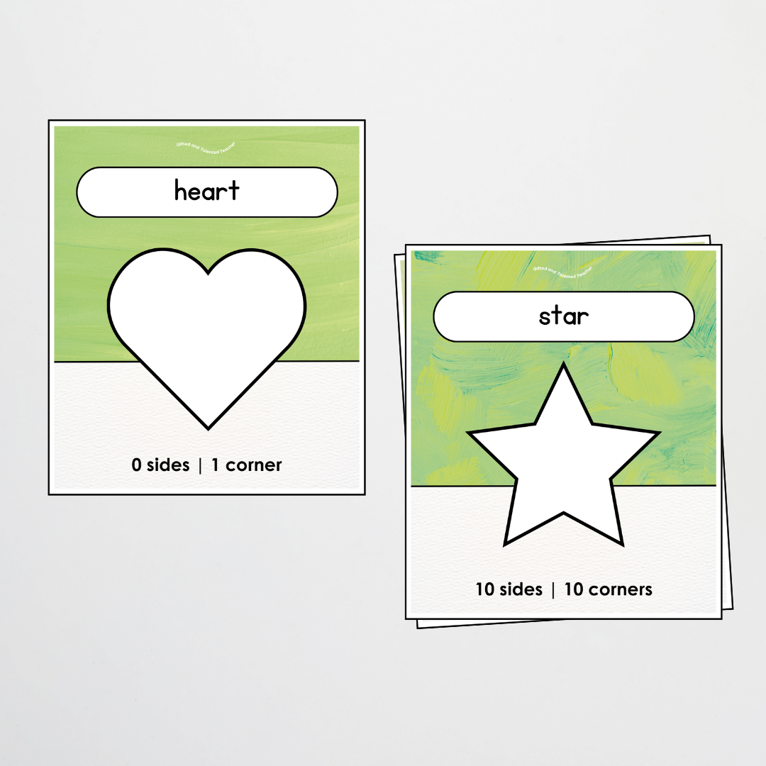 Pete Cromer: 2D Shapes Posters - Sea Life Classroom Decor