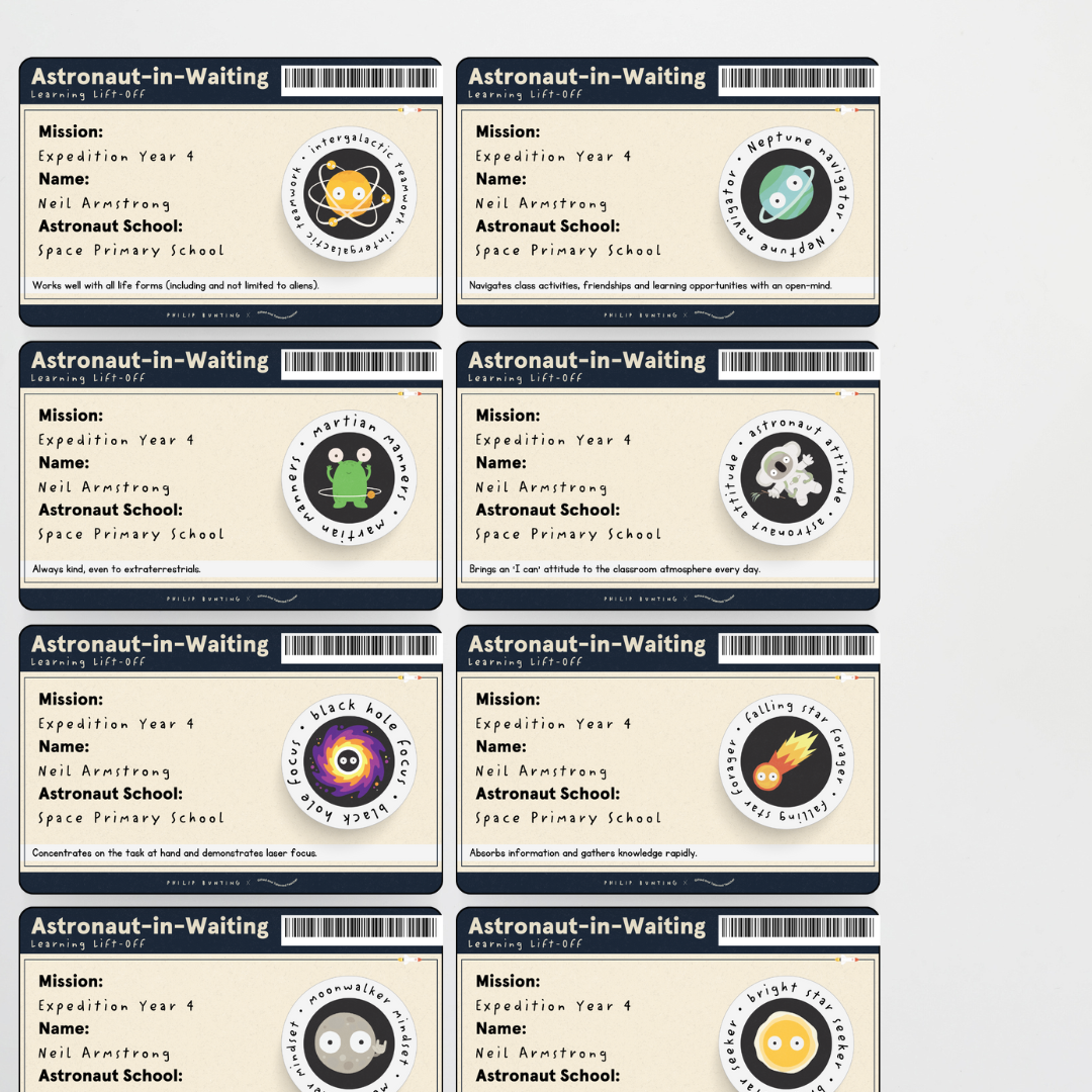 Philip Bunting: Back to School Space Badge - Watch this Space Classroom Decor - Teacher Resources & Classroom Decor