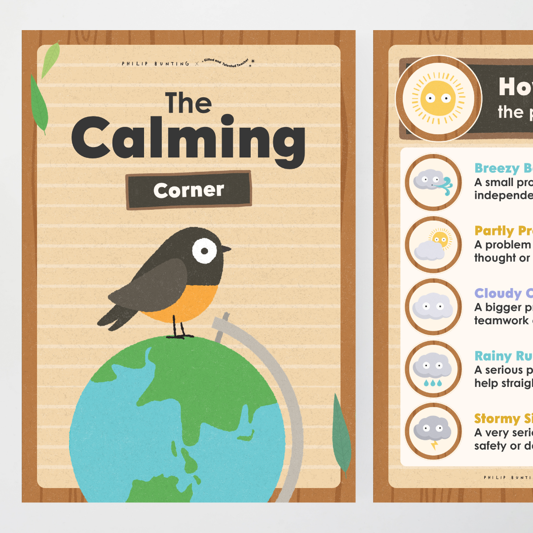 Philip Bunting: Calm Corner - Back to School Classroom Decor