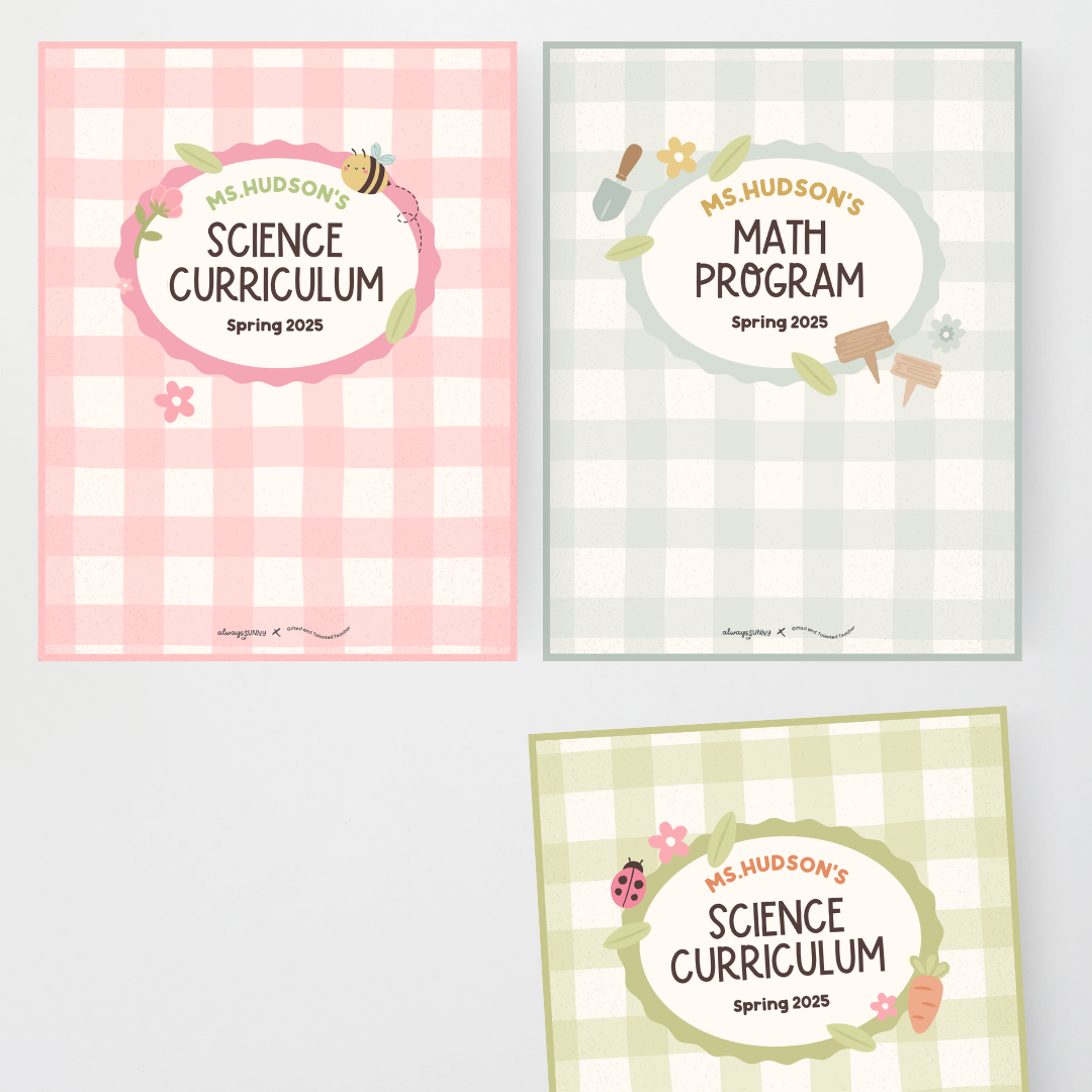 Binder Covers - Farmers Market Classroom Decor - Teacher Resources & Classroom Decor
