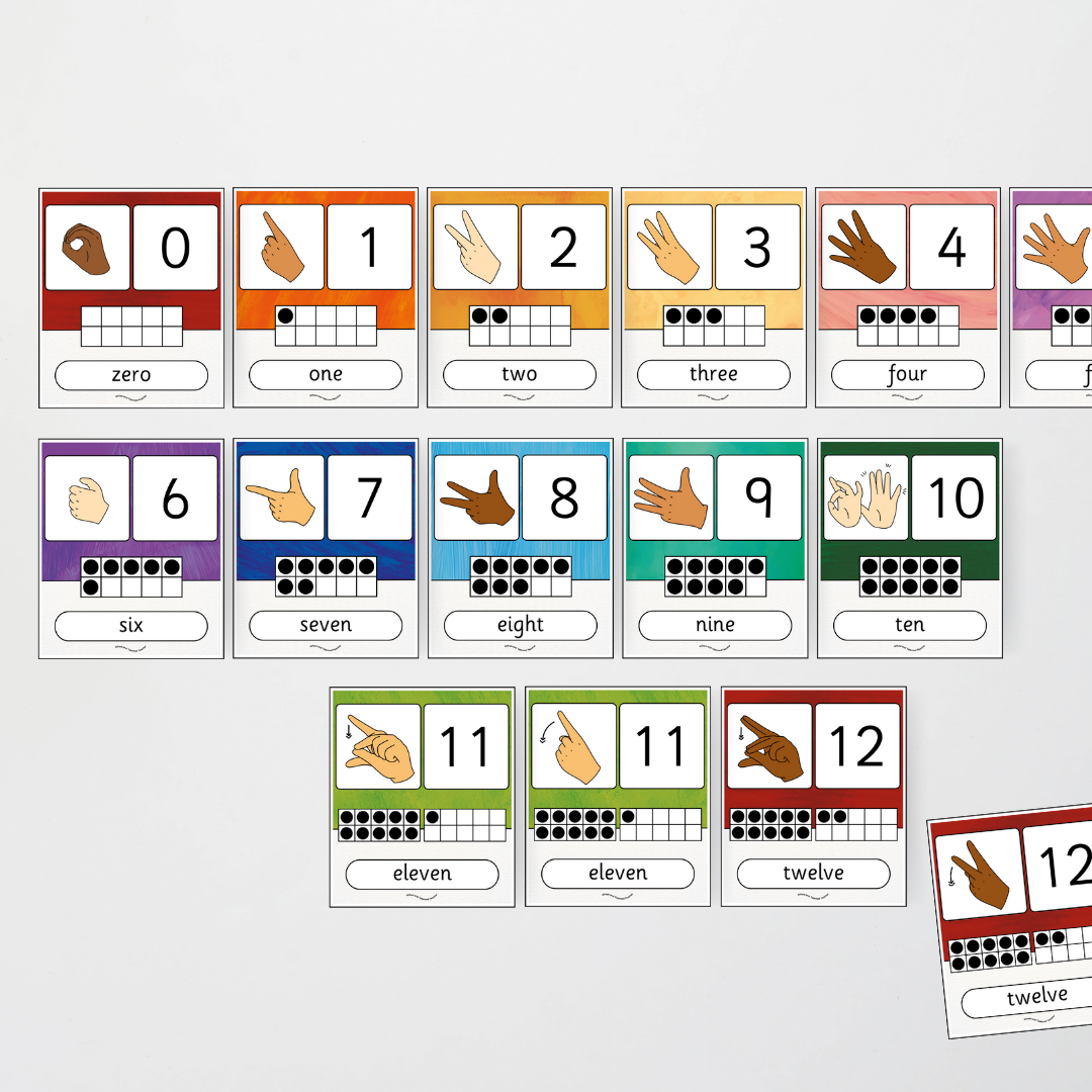 Pete Cromer: Auslan Ten Frames Number Posters - Insect Life Classroom Decor