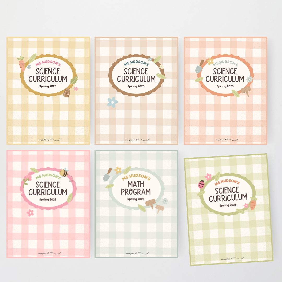 Binder Covers - Farmers Market Classroom Decor - Teacher Resources & Classroom Decor