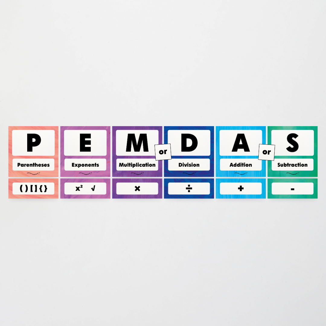 PEMDAS Order of Operations - Insect Life Classroom Decor - Teacher Resources & Classroom Decor