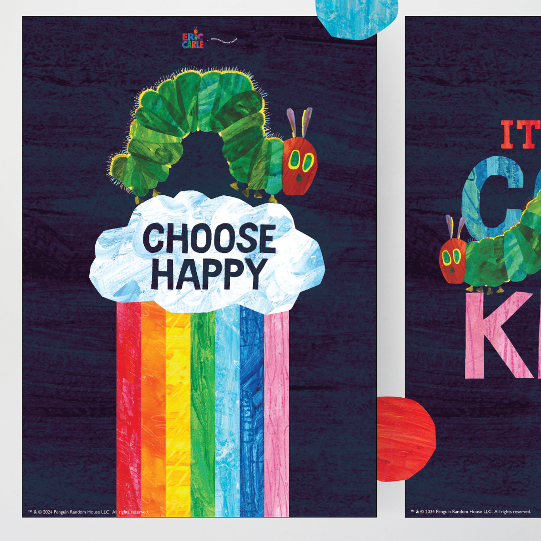 It's Cool To Be Kind Quote Posters - The Very Hungry Caterpillar™