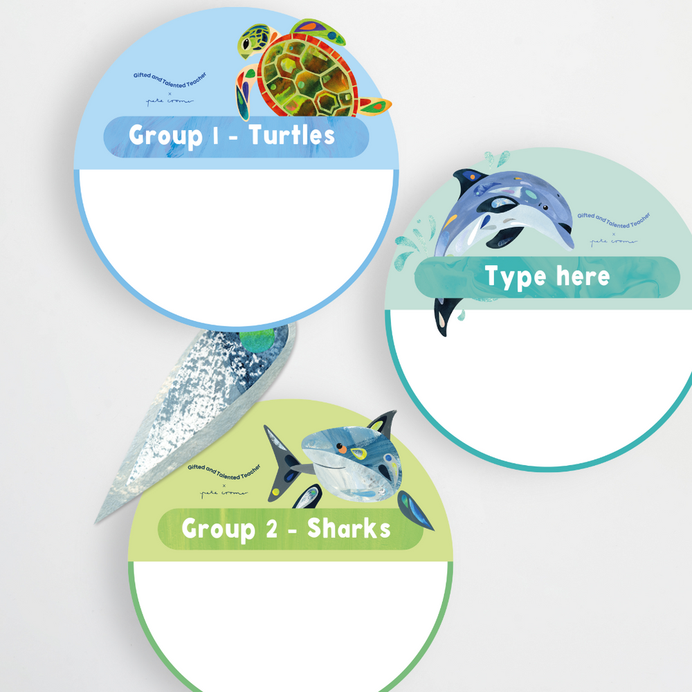 Pete Cromer: Visible Learning Circles - Sea Life Classroom Decor