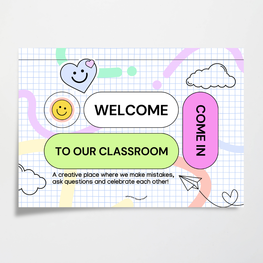 School Doodles Classroom Decor - The Bundle