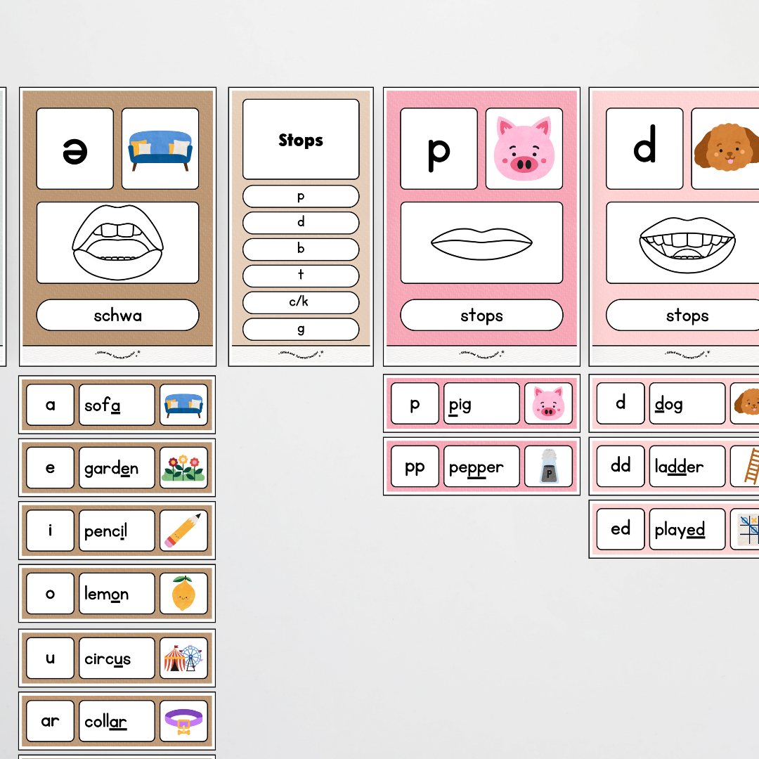 Sound Wall with Mouth Articulation - Farmers Market Classroom Decor