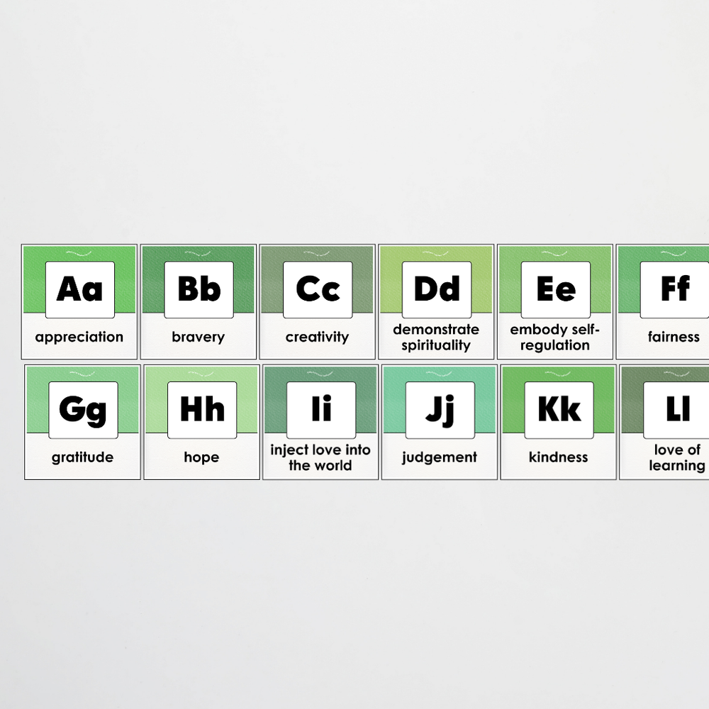 English and Literacy Posters Bundle - Leafy Greens Classroom Decor