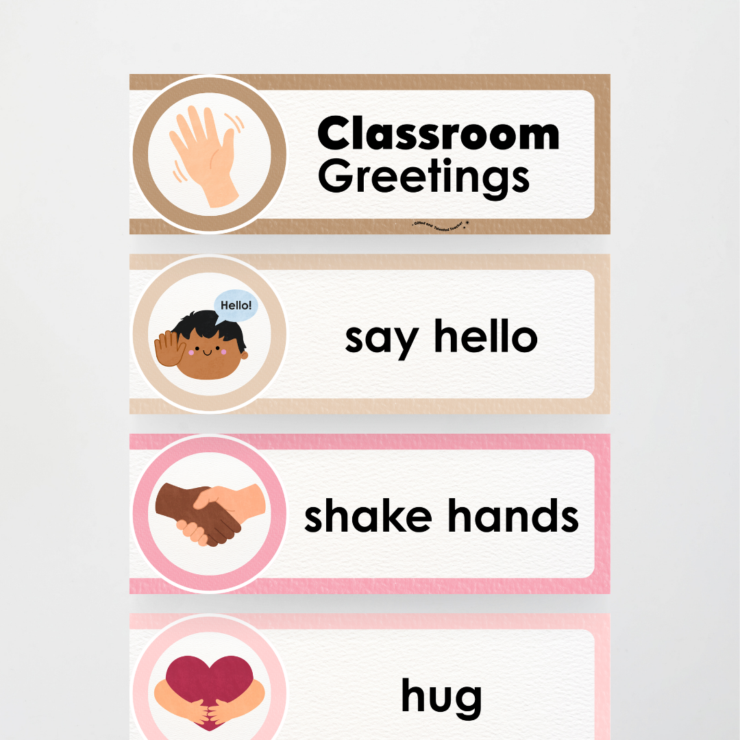 Morning Greetings - Farmers Market Classroom Decor