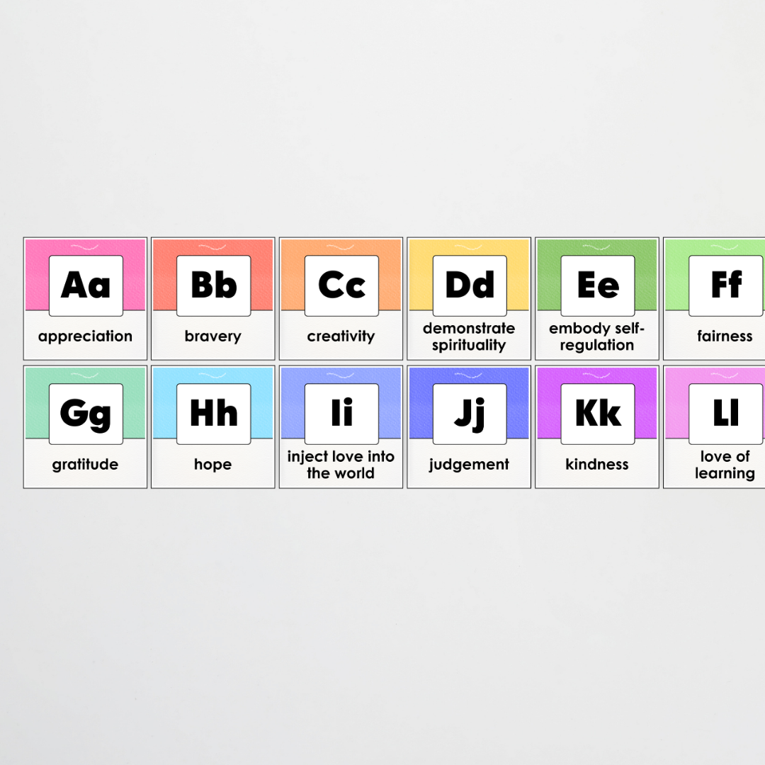 English and Literacy Posters Bundle - Rainbow Classroom Decor