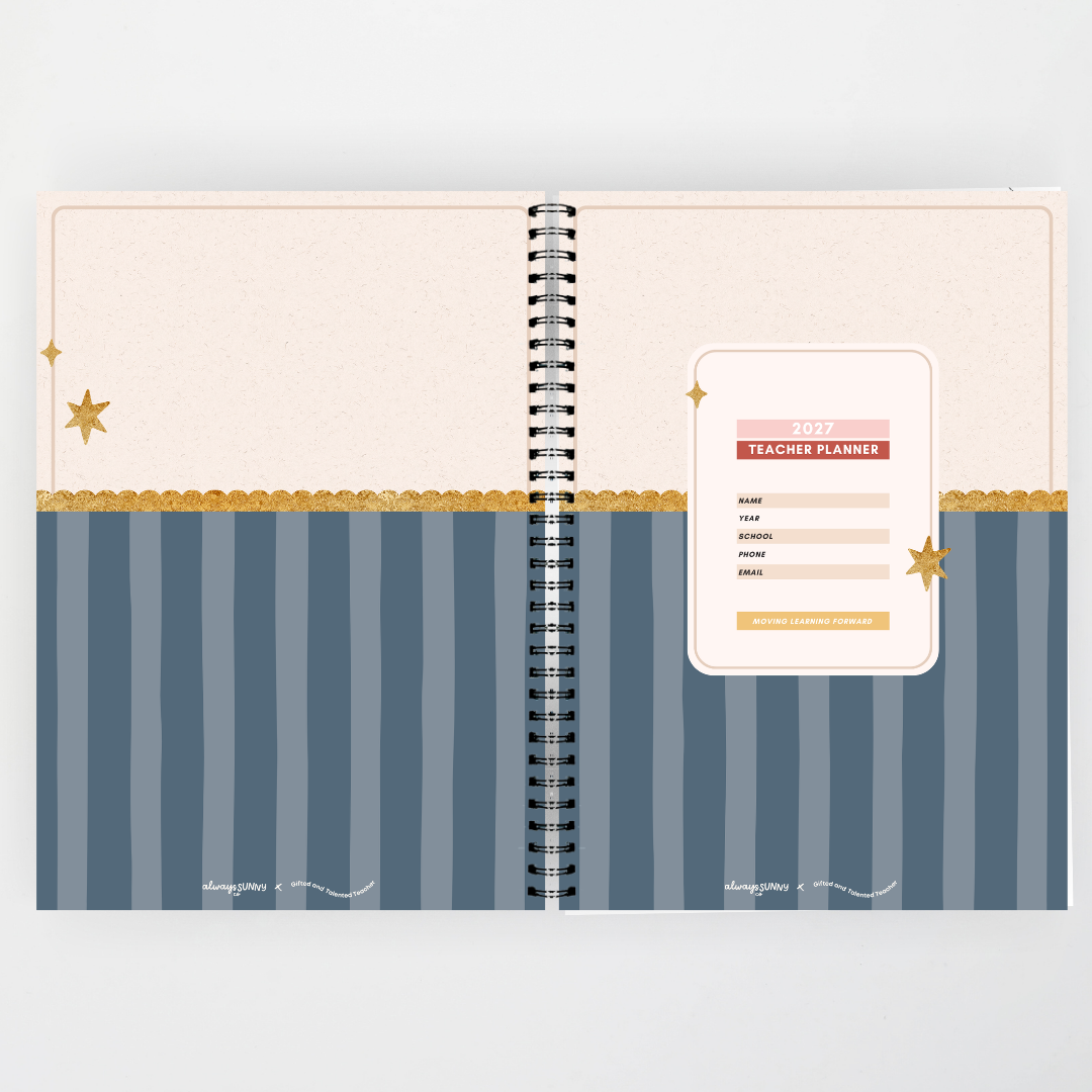 2027 Weekly Teacher Planner: Circus Train - Little Circus Classroom Decor
