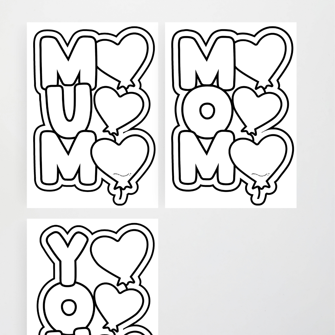 Mother’s Day Lettering Activity: Reasons I Love My Mum - Teacher Resources & Classroom Decor