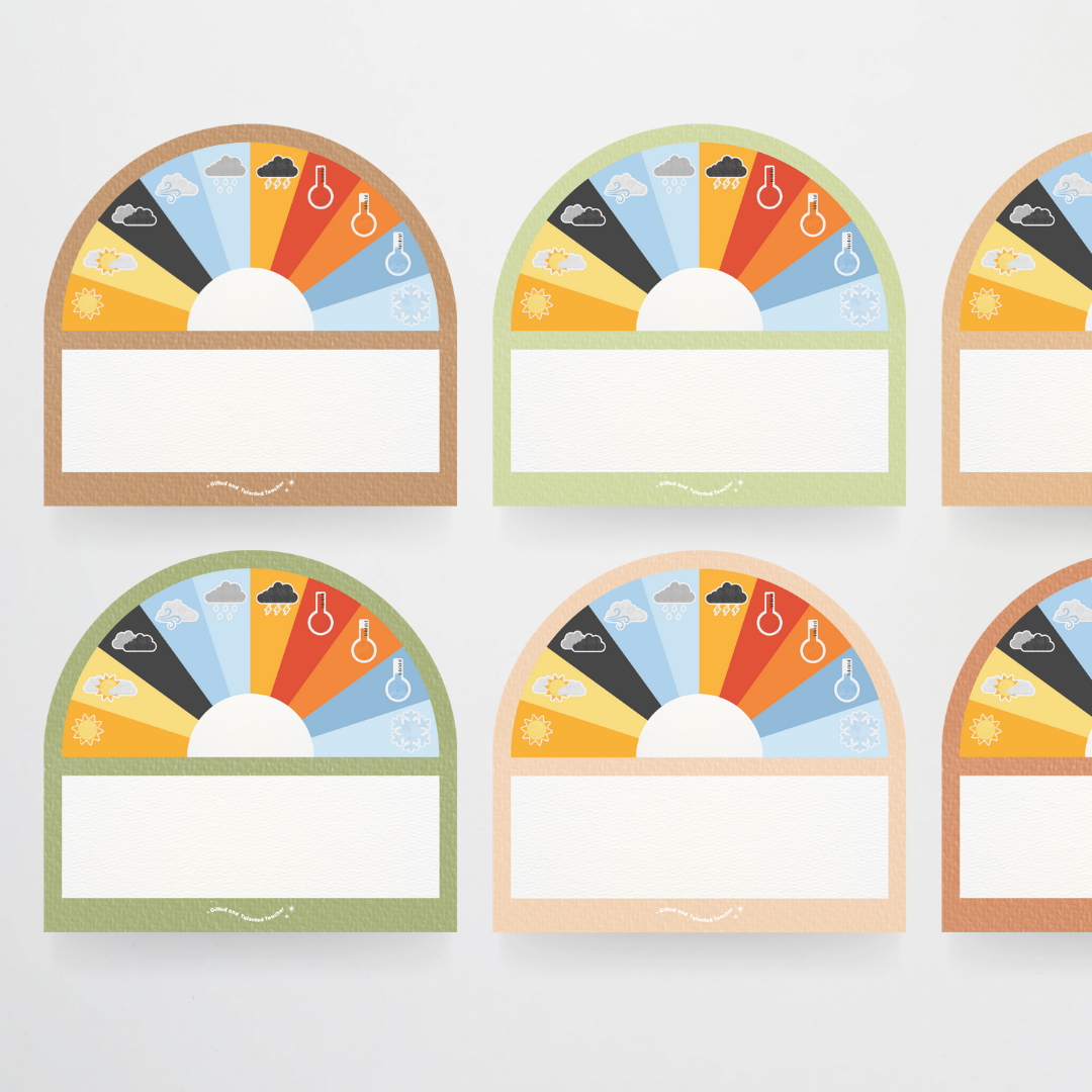 Weather Display - Woodland Classroom Decor