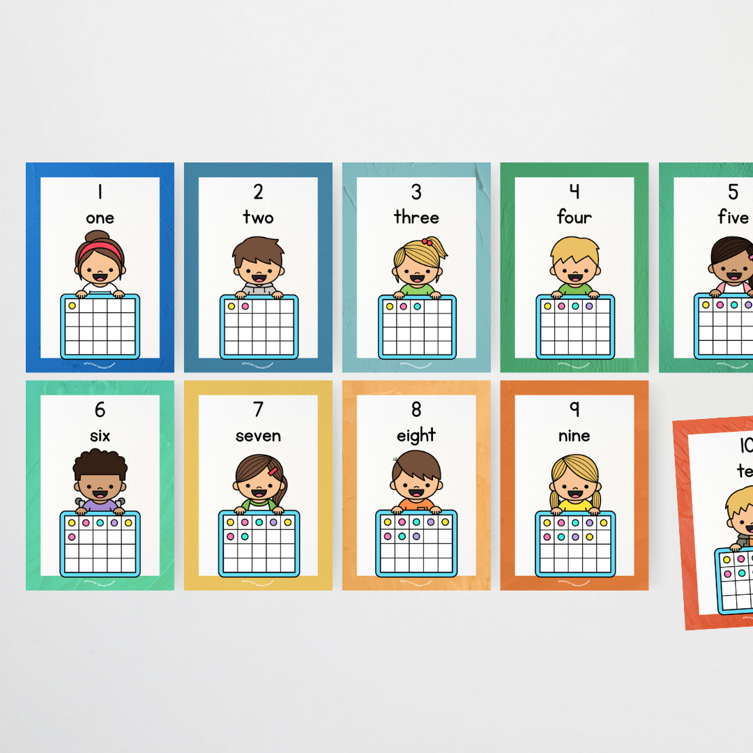 Ten Frames Posters - Place Value Posters: Numbers 0-20 North America Classroom Decor - Teacher Resources & Classroom Decor