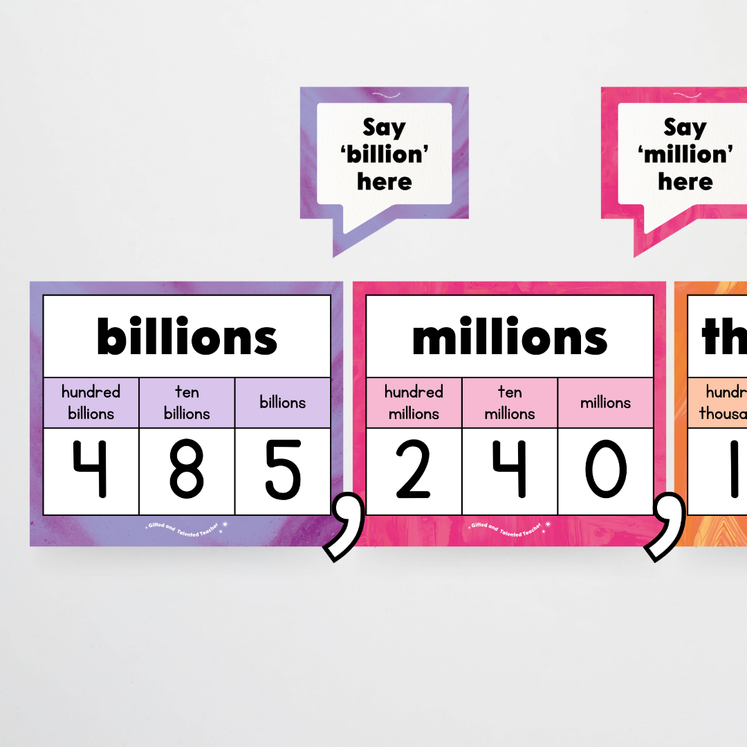 Place Value Classroom Display - Australian Fauna and Flora Classroom Decor