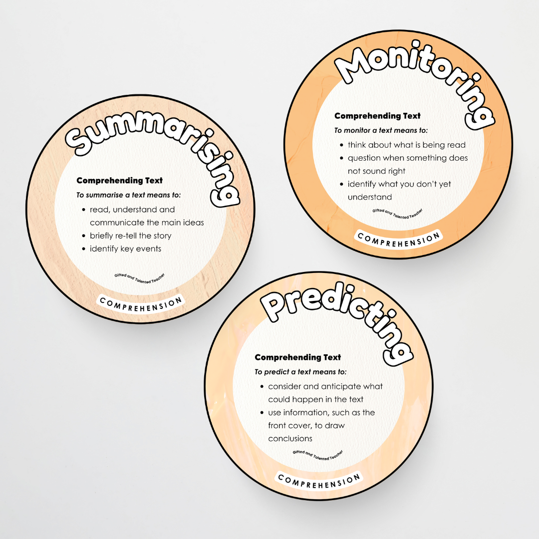 The Super 6 Strategies: Posters - Neutral Classroom Decor