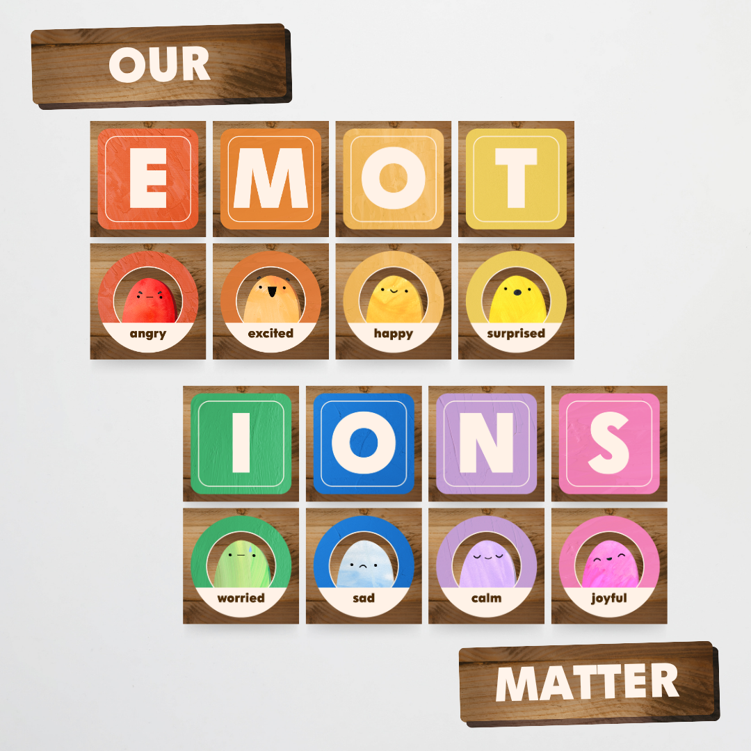 Our Emotions Matter Wellbeing Wall Display - North America Classroom Decor