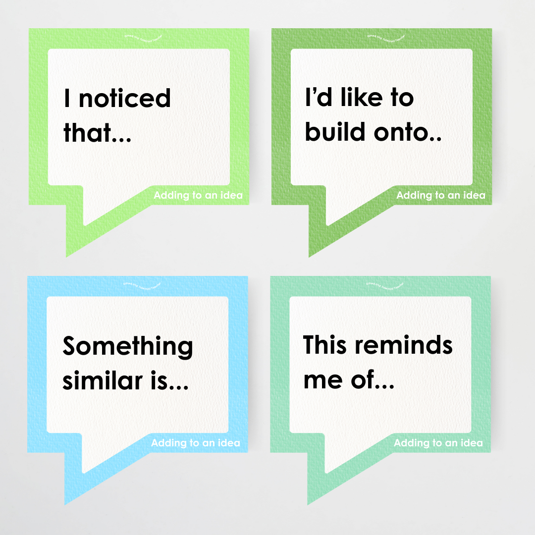 Conversation Starter Cards: Developing Oracy in the Classroom - Rainbow Classroom Decor