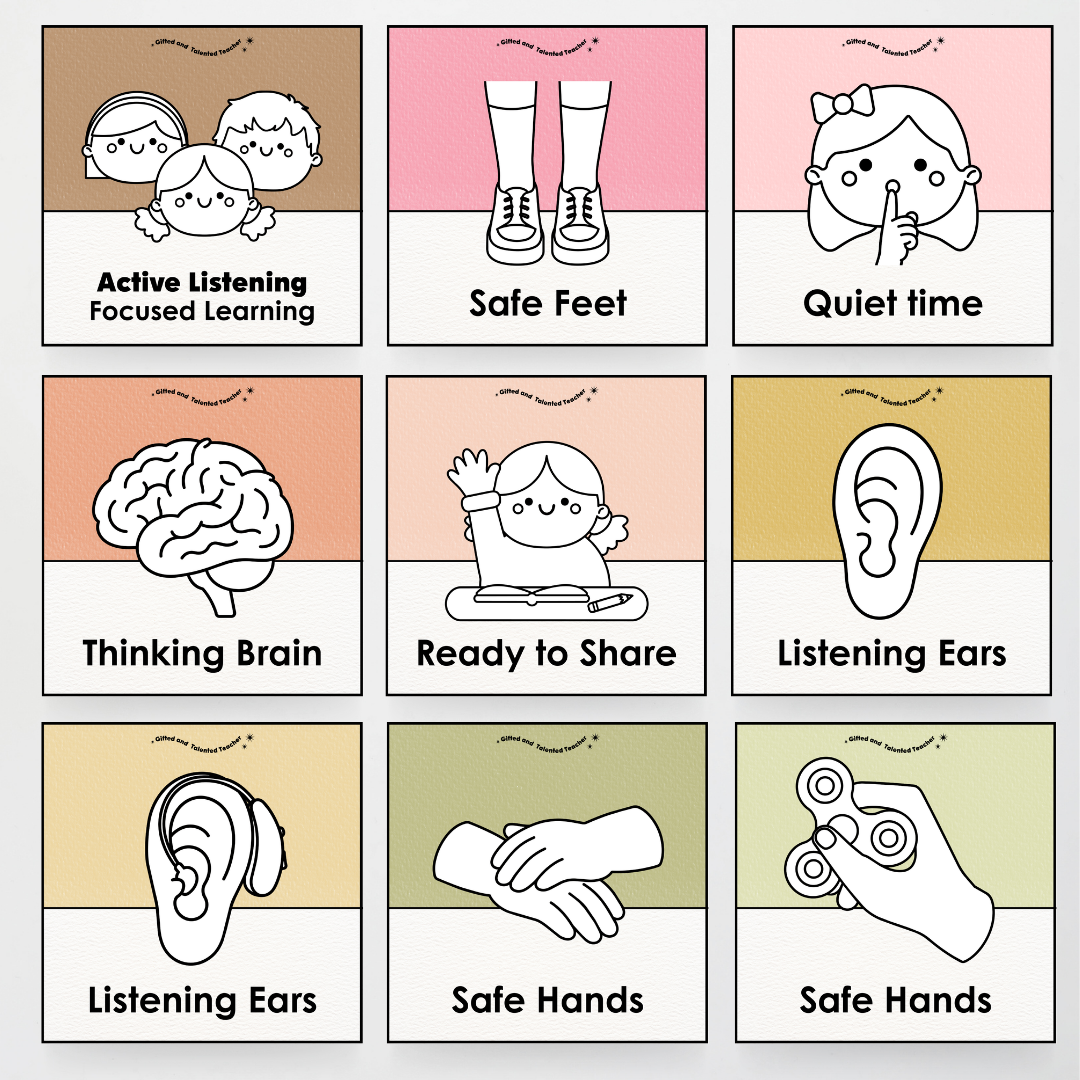 Inclusive Active Listening Editable Classroom Display - Farmers Market Classroom Decor - Teacher Resources & Classroom Decor
