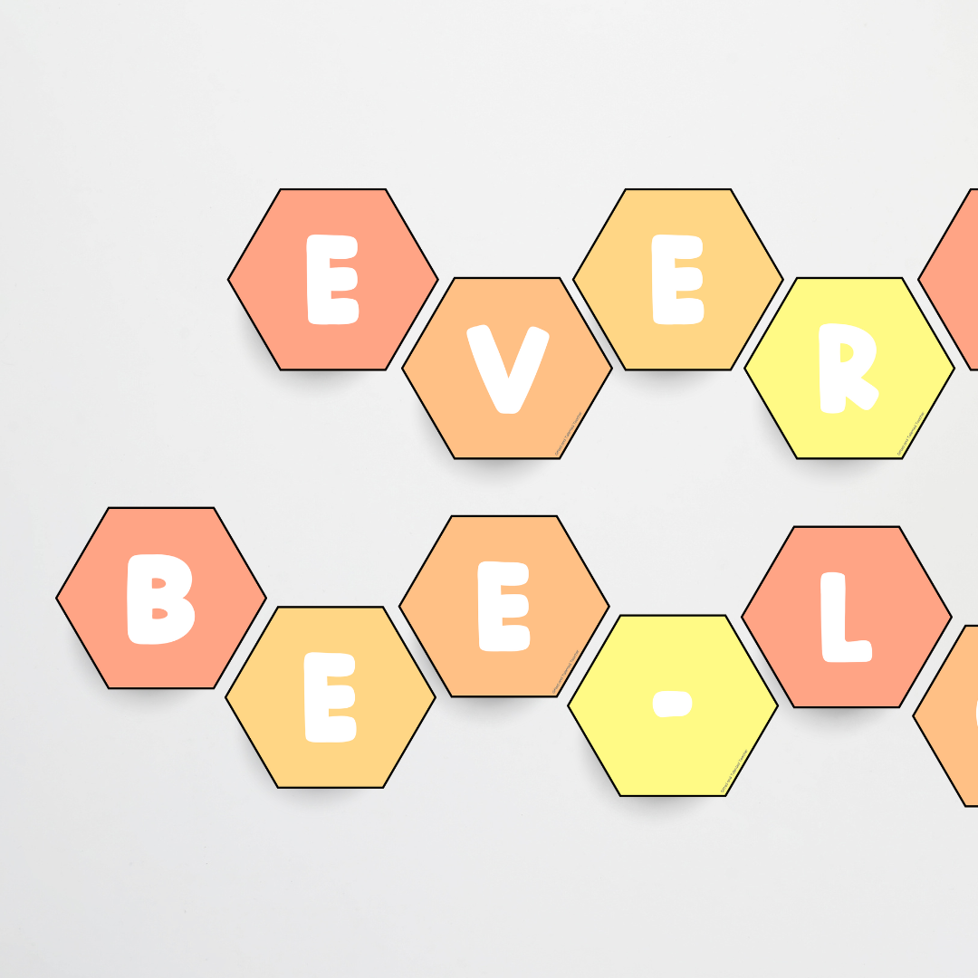 Back to School All About Me: Honeycomb Hexagons