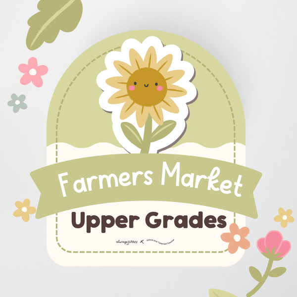 x Always Sunny Co. - Farmers Market Classroom Decor (Upper Grades) Bundle