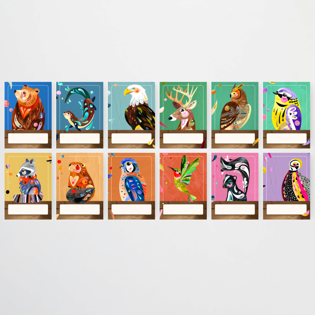 Binder Covers - North America Classroom Decor - Teacher Resources & Classroom Decor