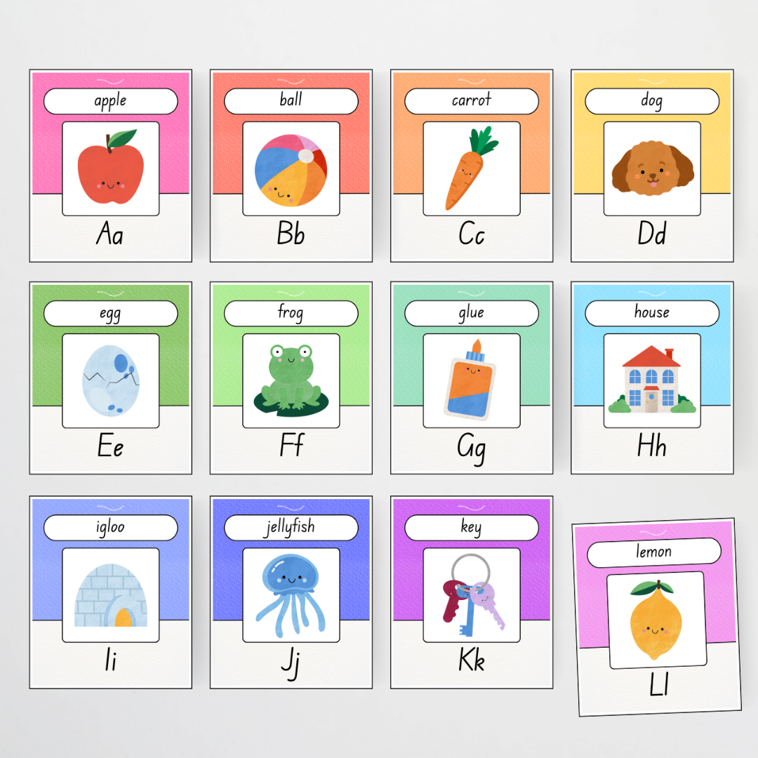 English and Literacy Posters Bundle - Rainbow Classroom Decor