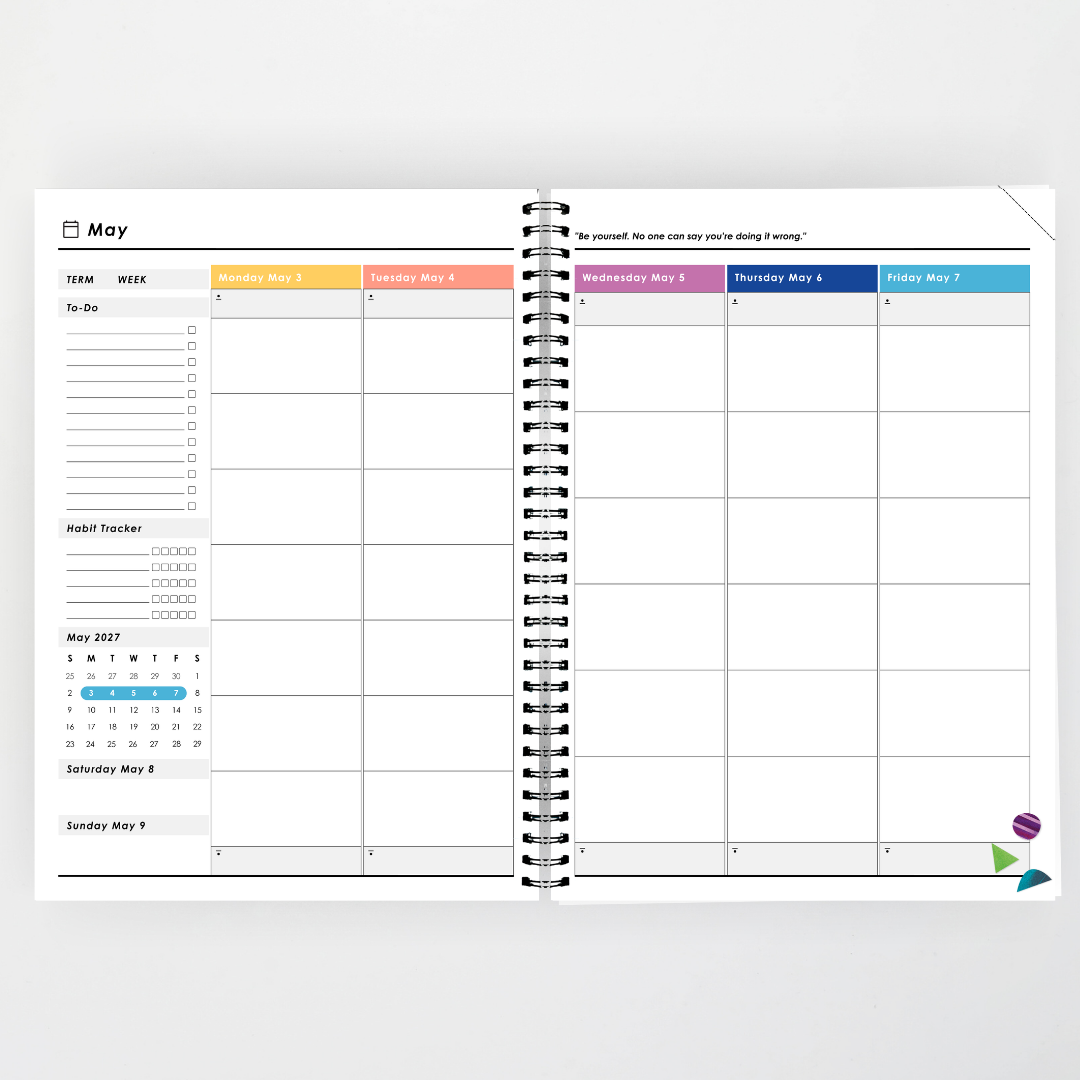 x Pete Cromer 2027 Weekly Teacher Planner: Redback Spider - Insect Life Classroom Decor