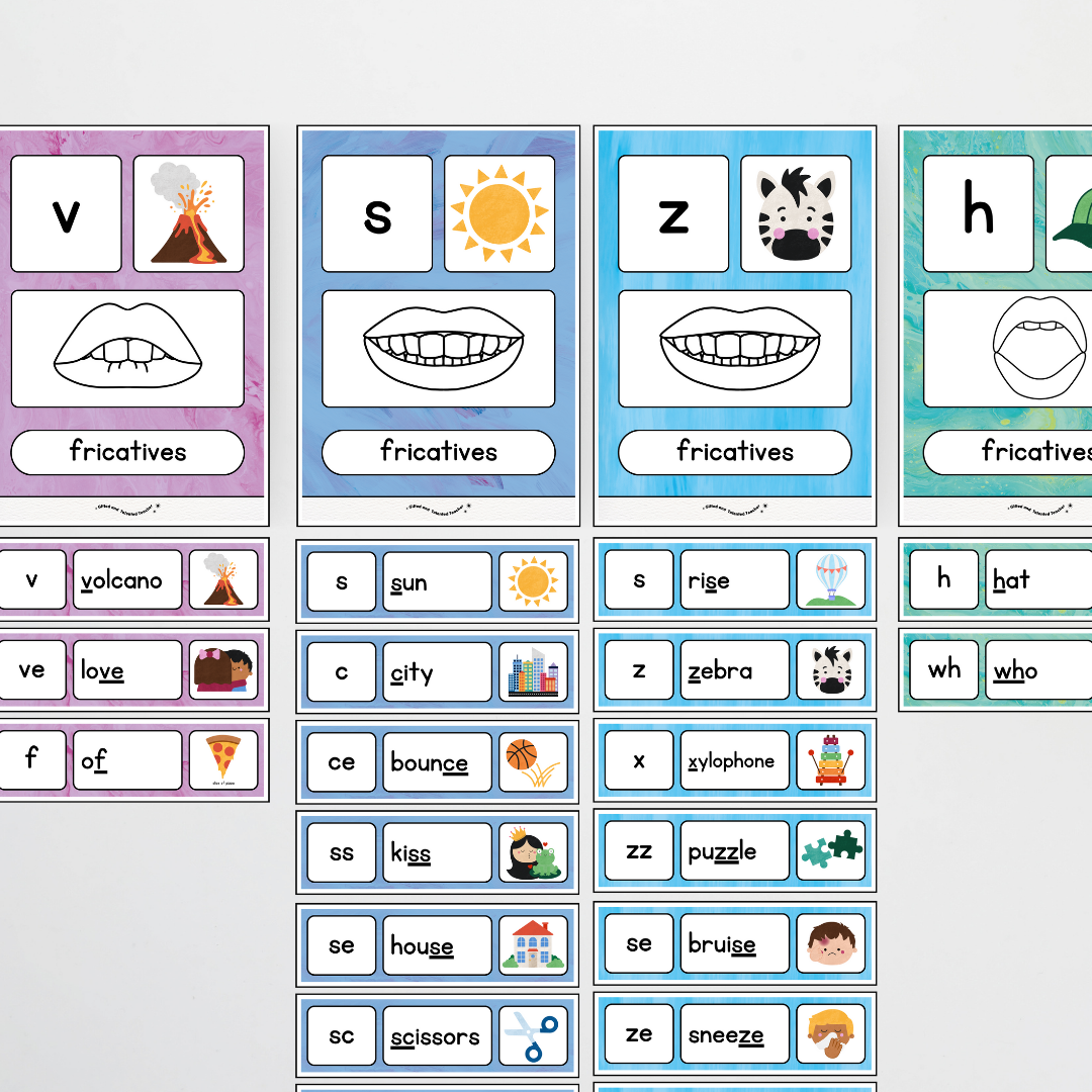 Sound Wall with Mouth Articulation - Sea Life Classroom Decor