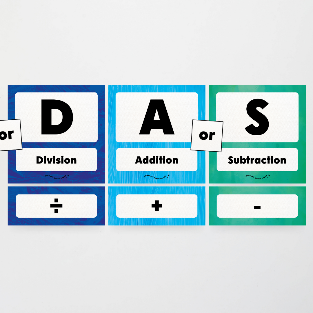 BOMDAS Order of Operations - Insect Life Classroom Decor - Teacher Resources & Classroom Decor