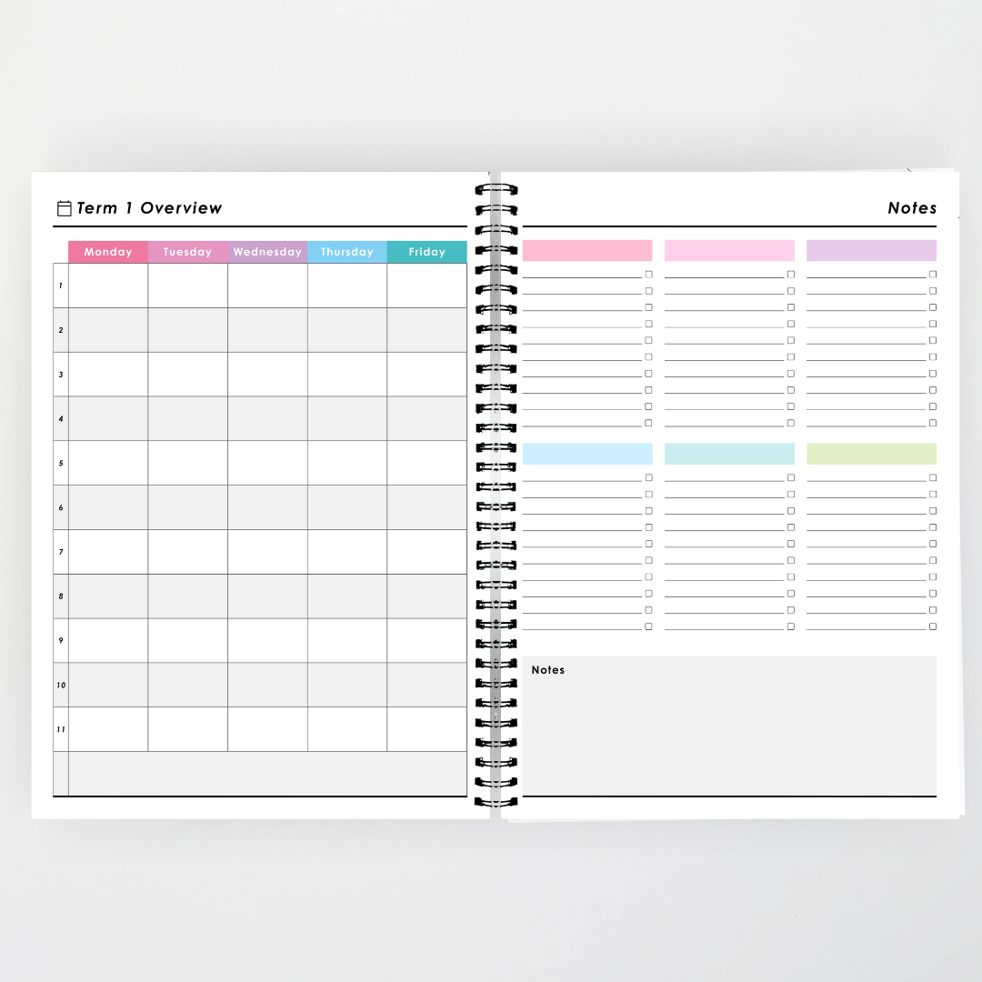 x Pete Cromer 2027 Weekly Teacher Planner: Manta Ray - Sea Life Classroom Decor