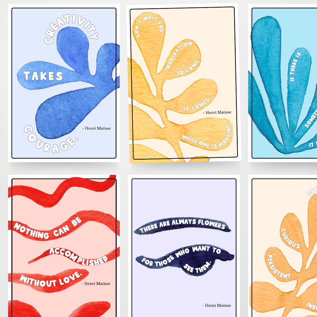 Matisse: Quote Posters - Color | Colour