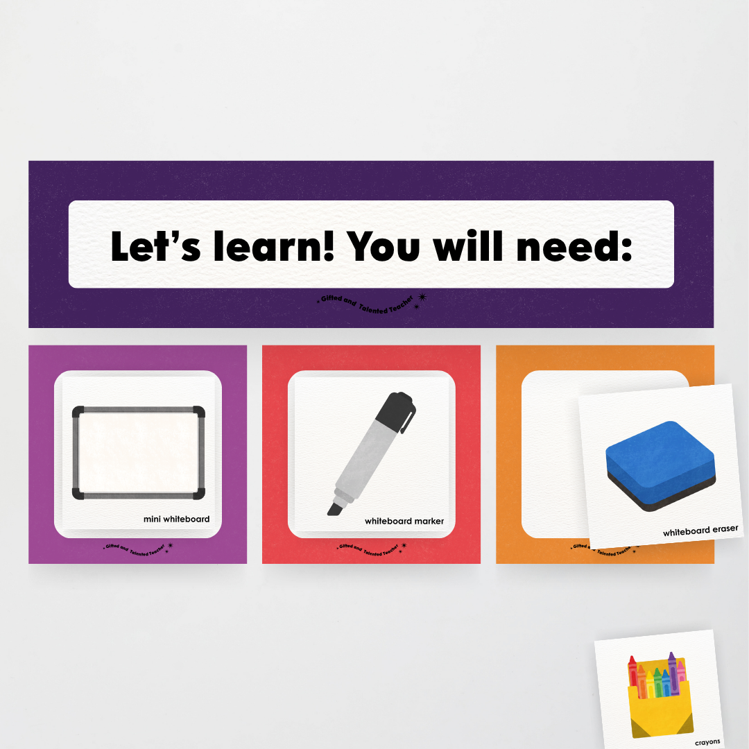 Supplies You Will Need Classroom Display - Watch this Space Classroom Decor