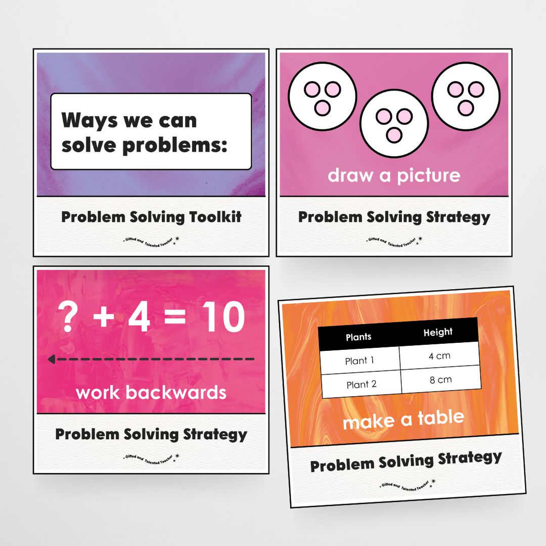 Lower Grades Problem Solving Strategy Toolkit - Australian Fauna and Flora Classroom Decor