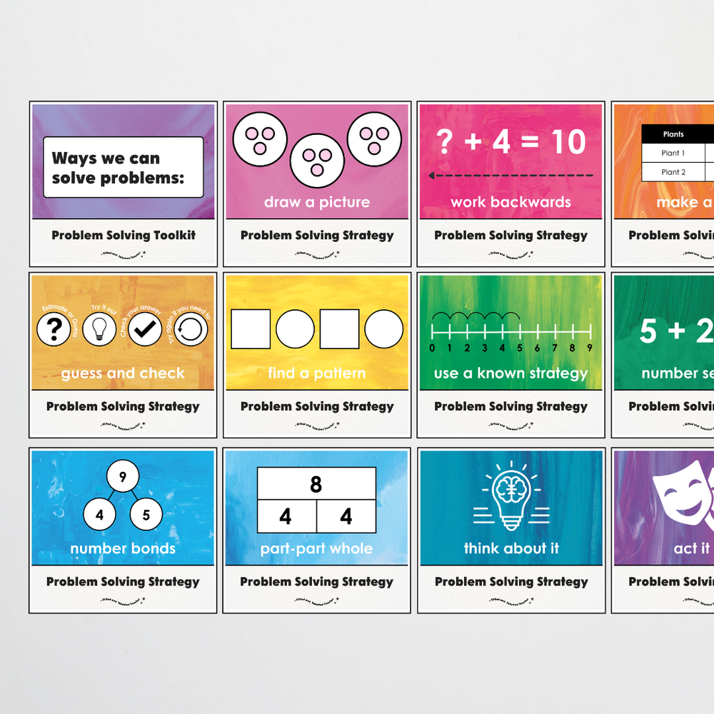 Mathematics Posters Bundle - Australian Fauna and Flora Classroom Decor