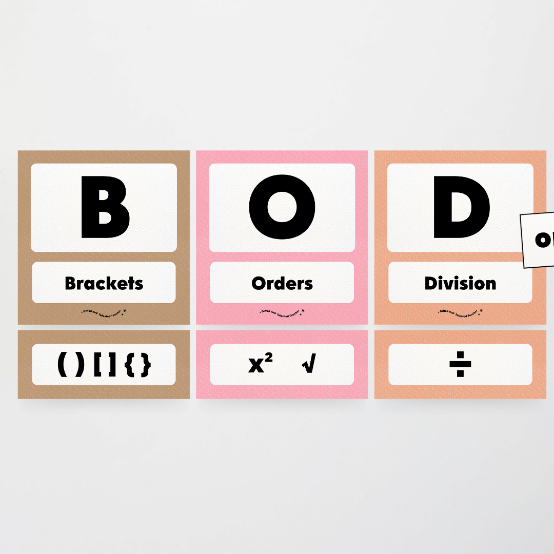 BODMAS Order of Operations - Farmers Market Classroom Decor - Teacher Resources & Classroom Decor