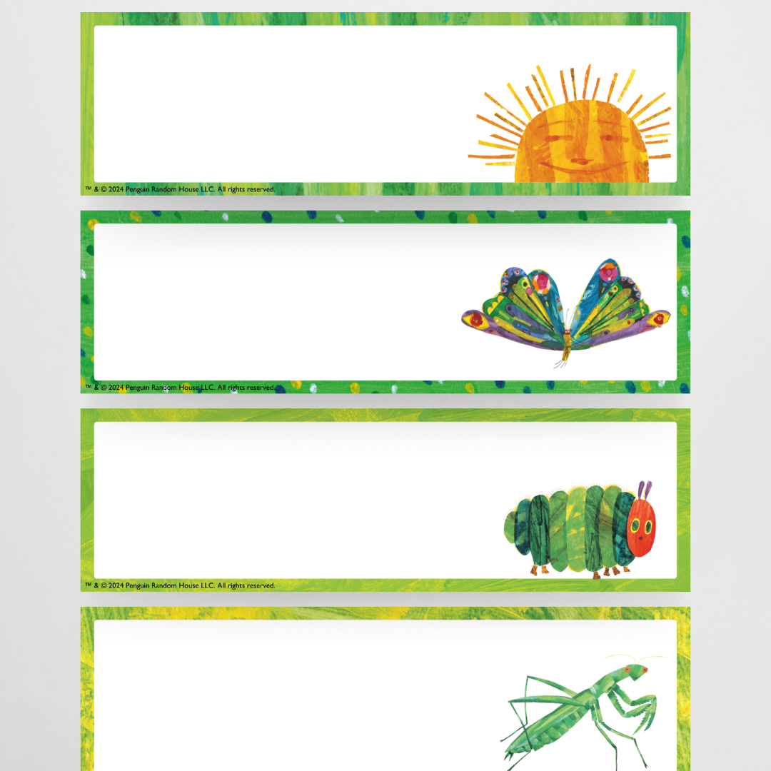 Rectangle Tote Tray Labels - The Very Hungry Caterpillar™