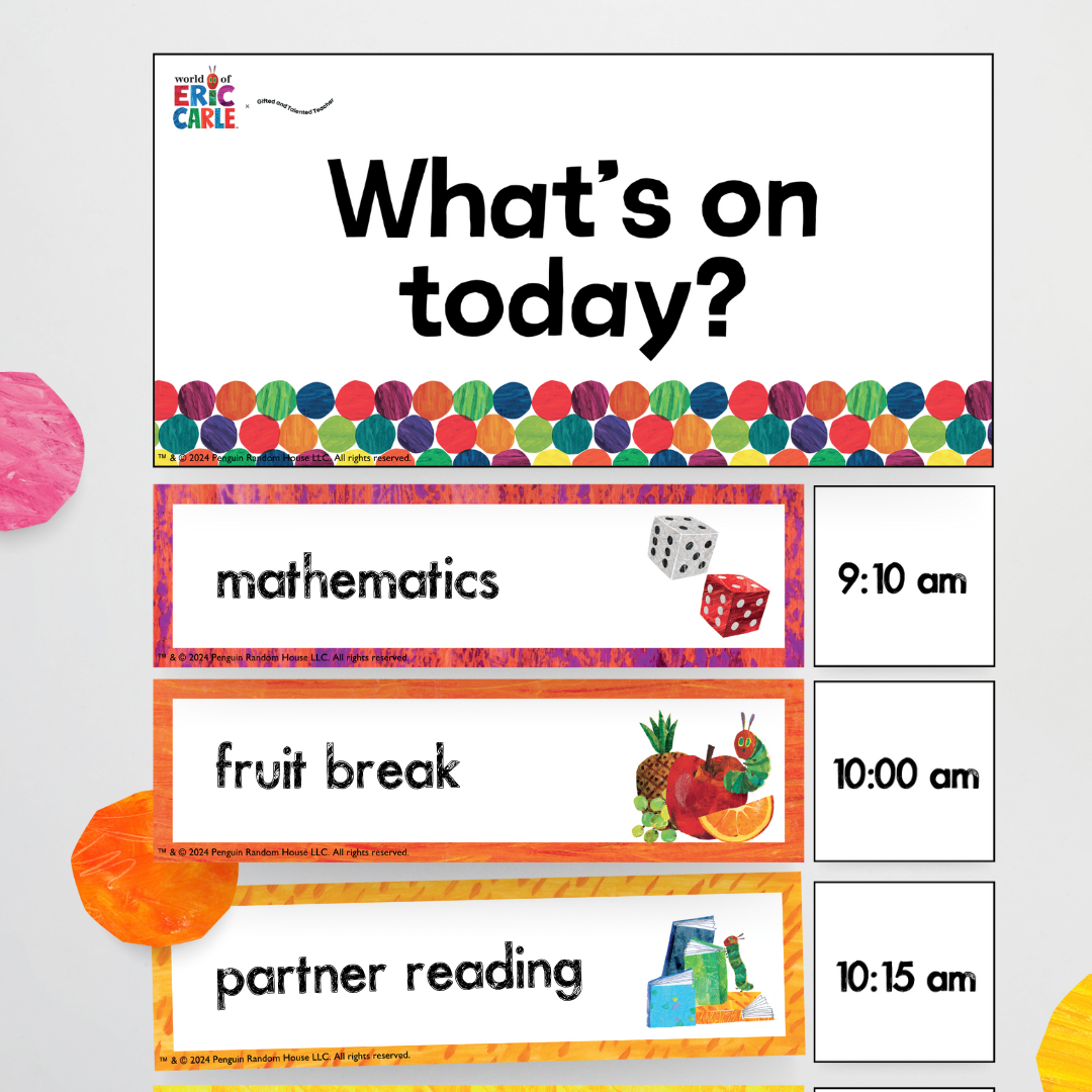 Daily Schedule - The Very Hungry Caterpillar™