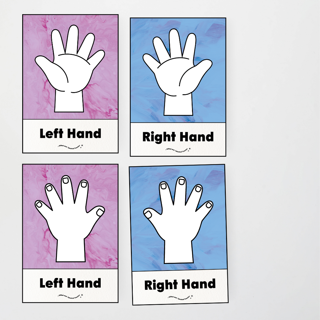 Left Hand and Right Hand Position Classroom Display - Sea Life Classroom Decor - Teacher Resources & Classroom Decor