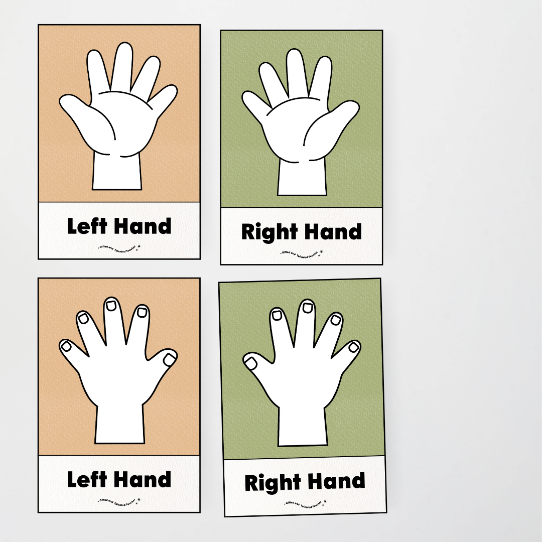 Left Hand and Right Hand Position Classroom Display - Woodland Classroom Decor - Teacher Resources & Classroom Decor
