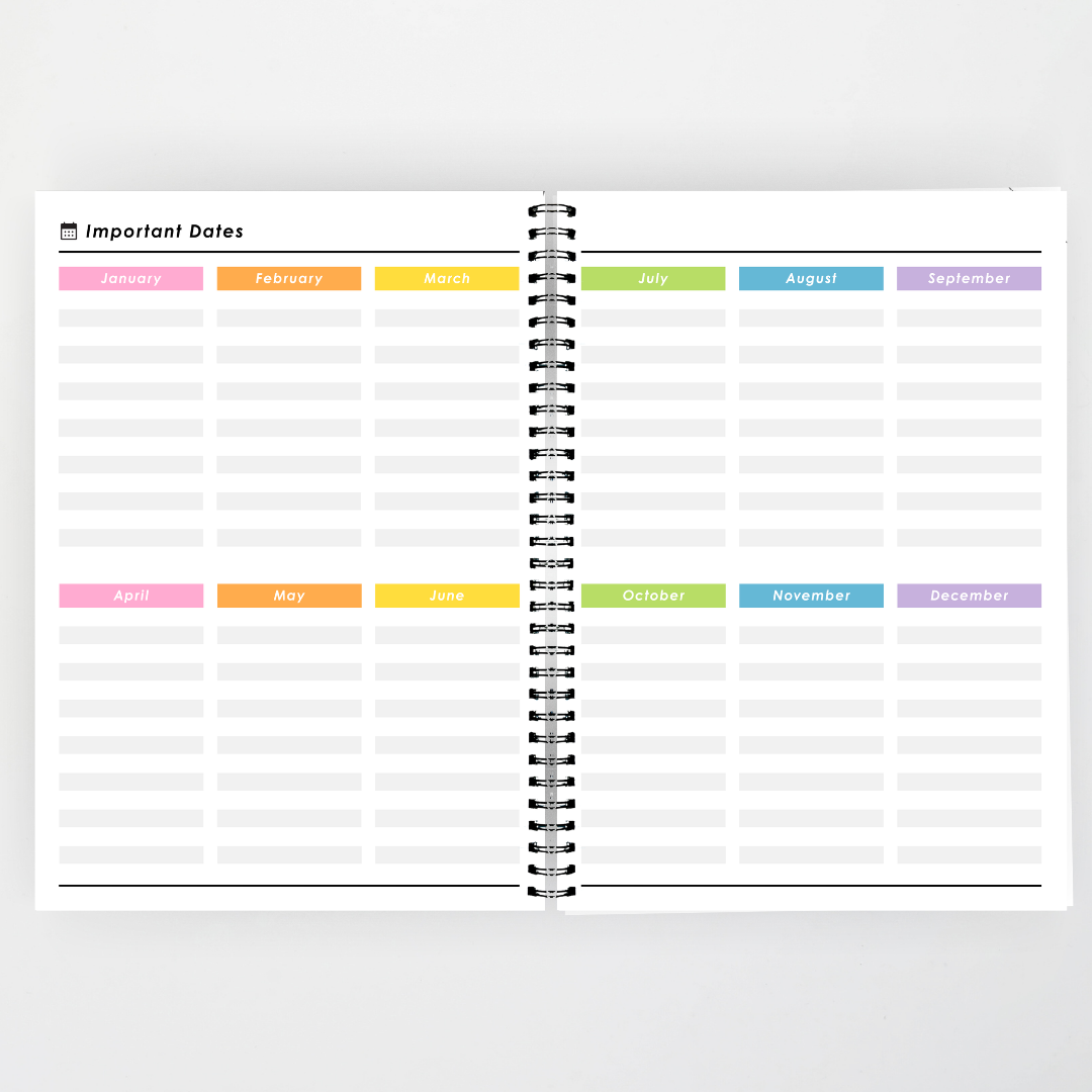x Pete Cromer 2027 Weekly Teacher Planner: Rainbow Lorikeet - Australian Fauna and Flora Classroom Decor