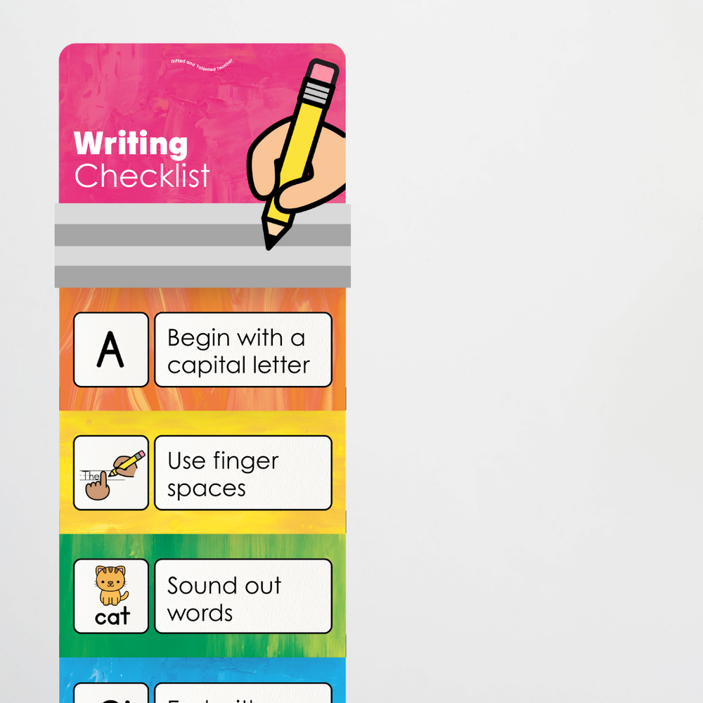 The Writing Checklist Wall Display - Fauna and Flora Classroom Decor
