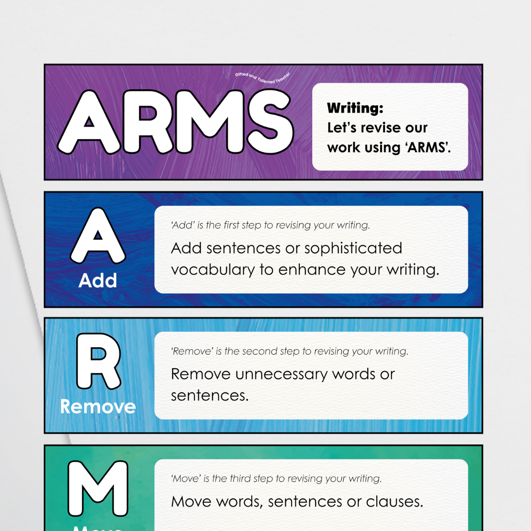 Pete Cromer: ARMS Revising Strategy - Insect Life Classroom Decor - Teacher Resources & Classroom Decor