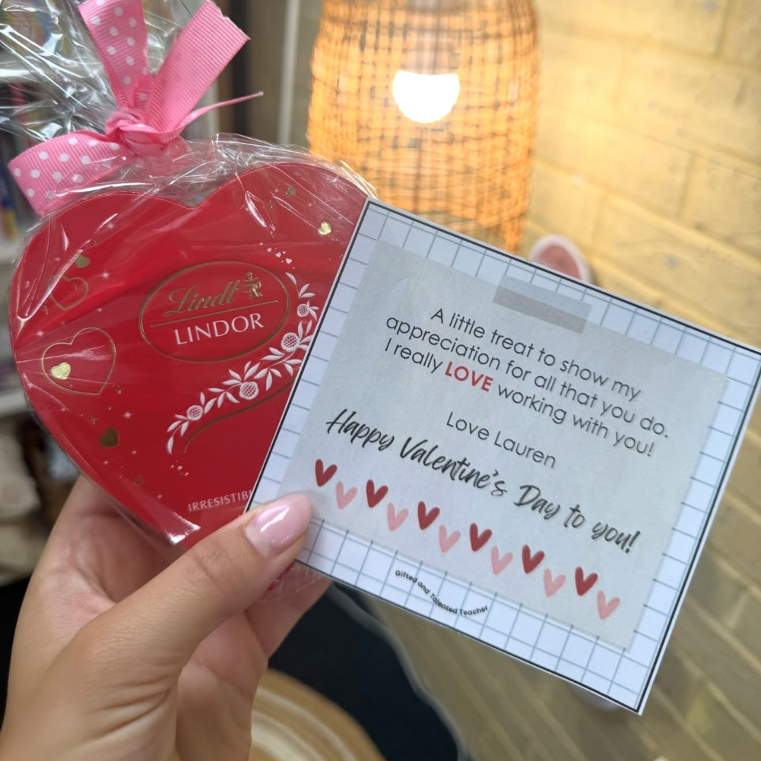Staff Gift Tags – Valentine’s Day - Teacher Resources & Classroom Decor