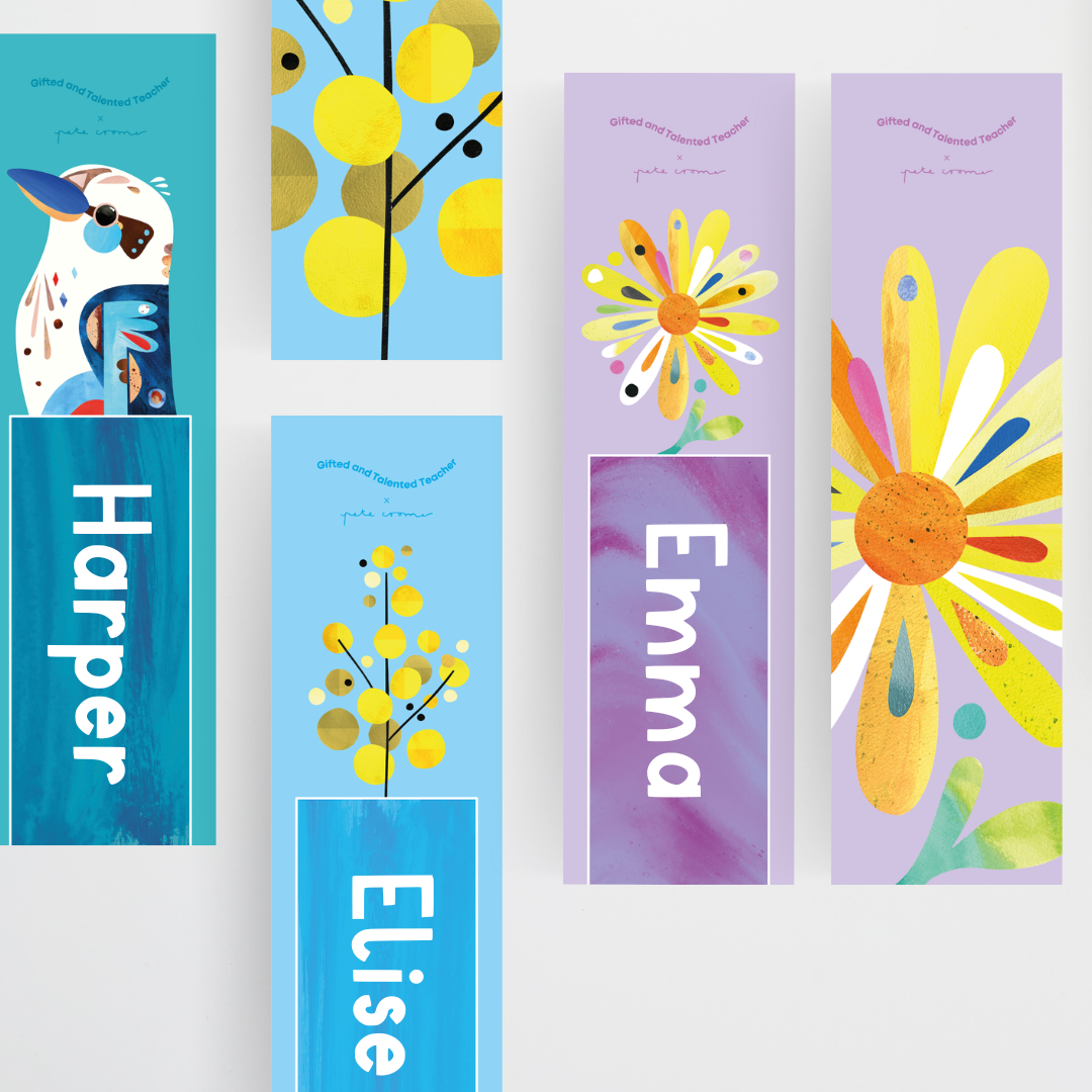 Pete Cromer: Colour Bookmarks - Australian Fauna and Flora Collection