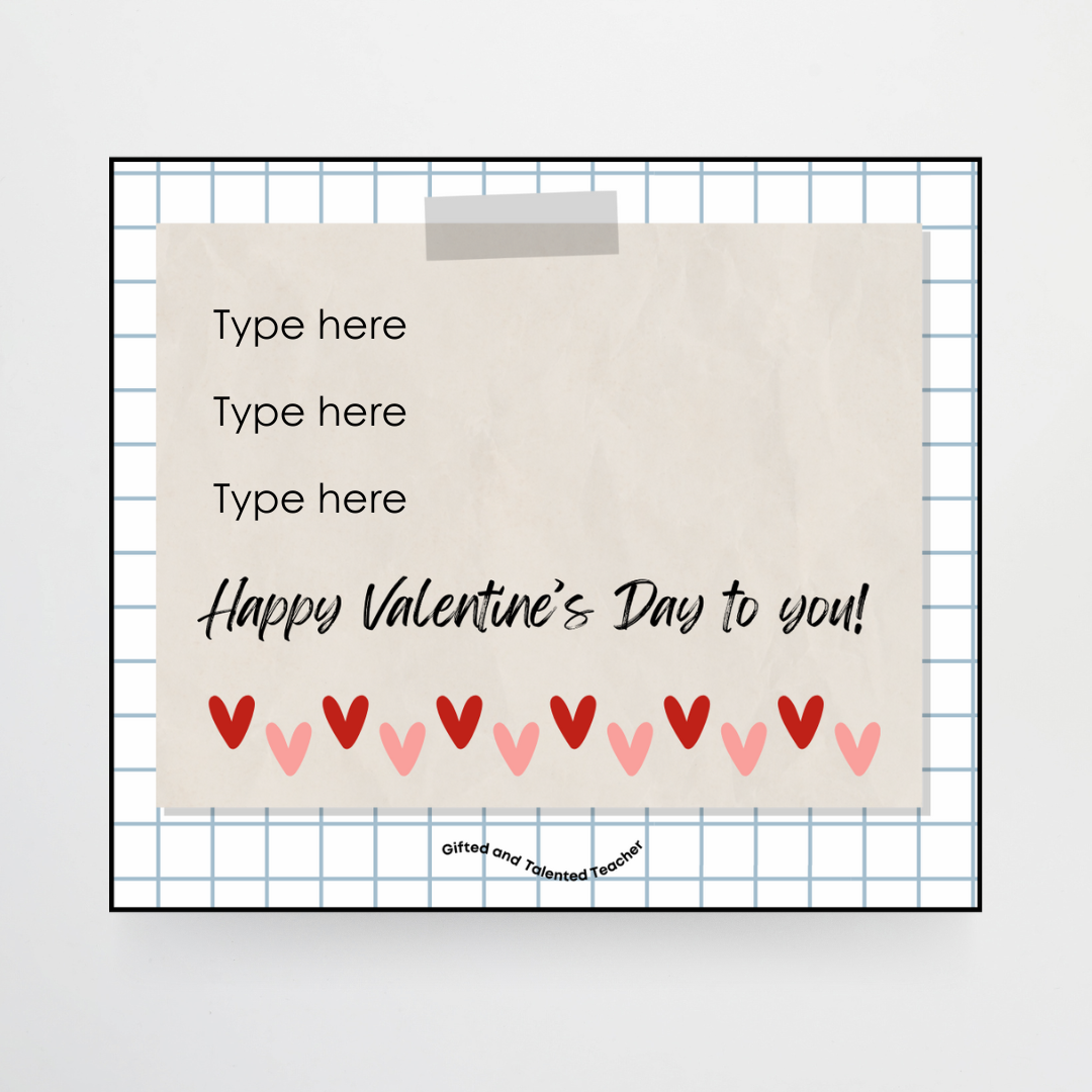 Staff Gift Tags – Valentine’s Day